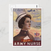 WI Militärisches Rekrutierungspaket — Frauen Postkarte (Vorne/Hinten)