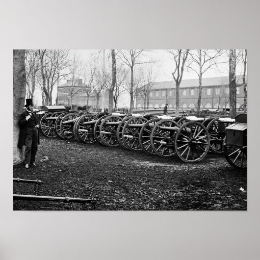 Wiard Kanonen im Arsenal: 1862 Poster (Vorne)