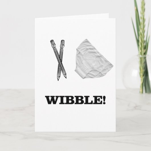 Wibble Karte (Vorderseite)