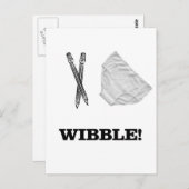 Wibble Postkarte (Vorne/Hinten)