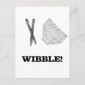 Wibble Postkarte (Vorderseite)