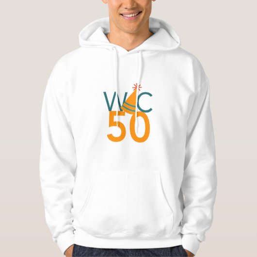 WIC50. Party Hat Hoodie (Vorderseite)