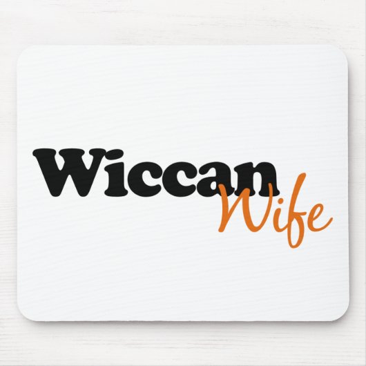 Wicanische Ehefrau Mousepad (Vorne)