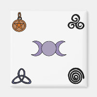 Wicanische und heidnische Symbole