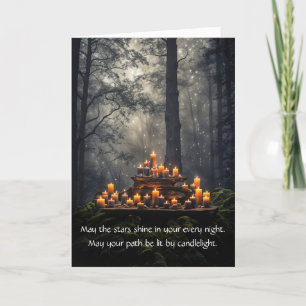 Wicca Heidnisch Inspirierter Mystischer Geburtstag Karte