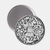 Wicca Magnet (Vorderseite/Rückseite)