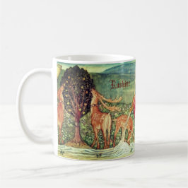 Wicca Pagan Stag Deg über die gesamte Kunstdrucker Kaffeetasse