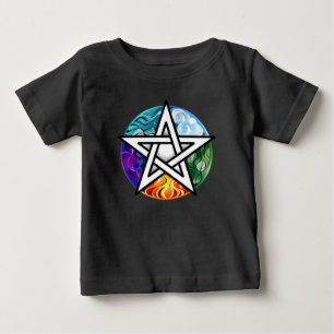Wicca-Pentagramm Baby T-shirt
