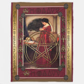 Wicca Pentagramm Fleece Blanket (Vorderseite)