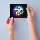Wicca-Pentagramm Flyer (Gruppe)
