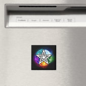 Wicca-Pentagramm Magnet (In Situ (Geschirrspüler))