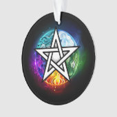 Wicca-Pentagramm Ornament (Vorderseite)