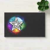 Wicca-Pentagramm Post-it Klebezettel (Büro)