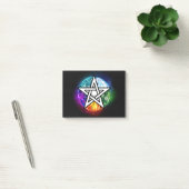 Wicca-Pentagramm Post-it Klebezettel (Büro)