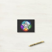 Wicca-Pentagramm Post-it Klebezettel (Auf Schreibtisch)