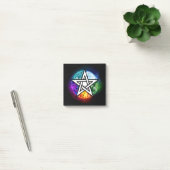 Wicca-Pentagramm Post-it Klebezettel (Büro)