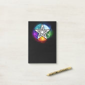 Wicca-Pentagramm Post-it Klebezettel (Auf Schreibtisch)