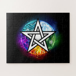 Wicca-Pentagramm Puzzle