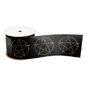 Wicca Pentagramm Satinband (Spule)
