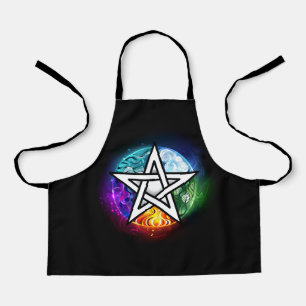 Wicca-Pentagramm Schürze