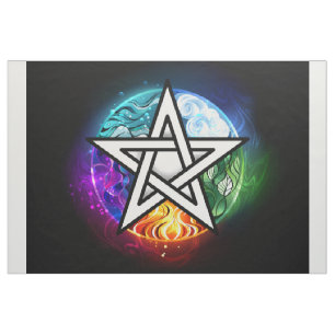 Wicca-Pentagramm Stoff