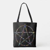 Wicca-Pentagramm-Tasche Tasche (Rückseite)