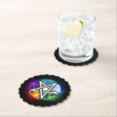 Wicca-Pentagramm Untersetzer (Vor Ort)