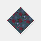 Wicca Poinsettia & Nightshade Tränke Dekoupage Serviette (Ecke)