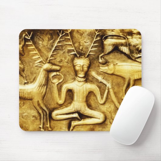 Wicca Rustica: Gundestrup großer Kessel Cernunnos Mousepad (Mit Mouse)