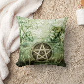 Wicca Rustica: WaldPentagramm Kissen (Decke)