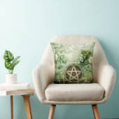 Wicca Rustica: WaldPentagramm Kissen (Stuhl )