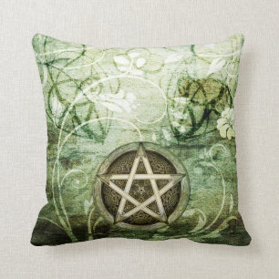 Wicca Rustica: WaldPentagramm Kissen