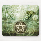 Wicca Rustica: WaldPentagramm Mousepad (Vorne)