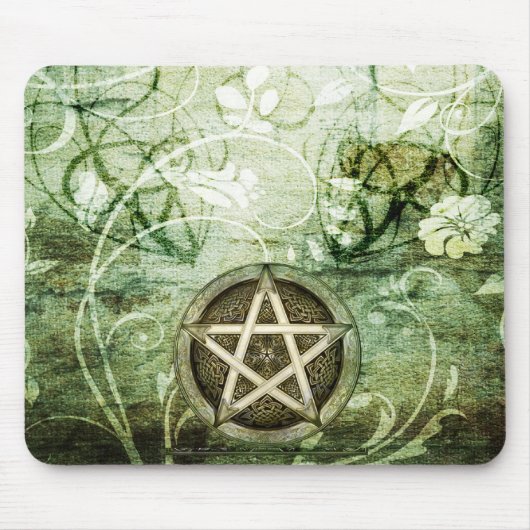 Wicca Rustica: WaldPentagramm Mousepad (Vorne)
