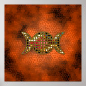 Wicca Triple Goddess Jewel Stached Glass Poster (Vorne)