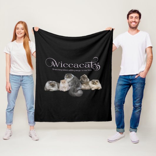 WiccaCats Fleecedecke (Beispiel)
