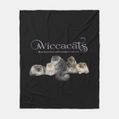 WiccaCats Fleecedecke (Vorderseite)