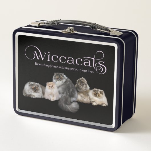 WiccaCats Metallbox Metall Brotdose (Vorderseite)