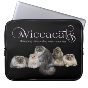 WiccaCats Notebook-Abdeckung Laptopschutzhülle