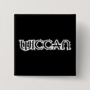 wiccan button