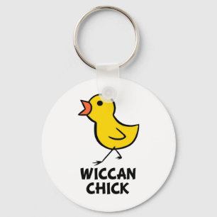 Wiccan Chick Schlüsselanhänger