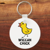 Wiccan Chick Schlüsselanhänger (Vorderseite)