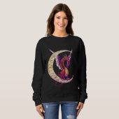 Wiccan Dragon 1 Grafik Sweatshirt (Vorne ganz)