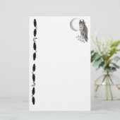 Wiccan Eule - Hecates Wächter Briefpapier (Stehend Vorderseite)
