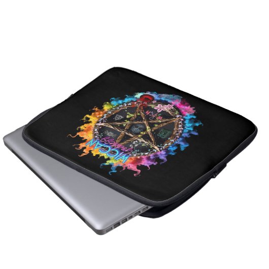 Wiccan Goddess Laptopschutzhülle (Vorne Knopf)