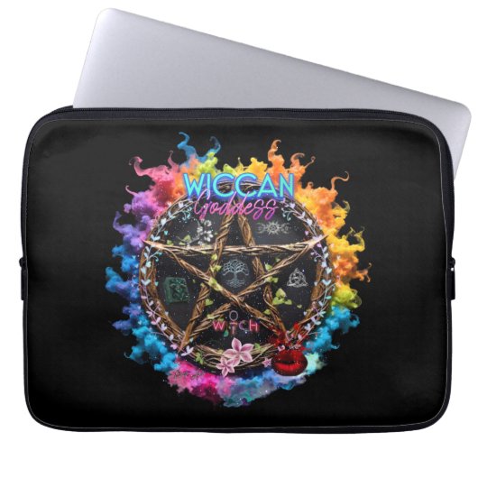 Wiccan Goddess Laptopschutzhülle (Vorderseite)