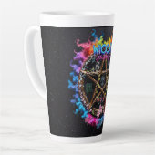 Wiccan Goddess Latte Tasse (Linke Ecke)