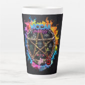Wiccan Goddess Latte Tasse (Vorderseite)