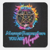 Wiccan Goddess Sticker Set (Vorderseite)
