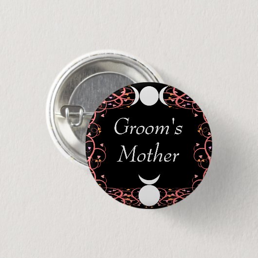 Wiccan Gott u. die Mutter-Button des Button (Vorne & Hinten)